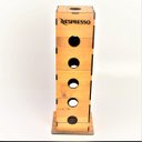 Ver imagem 4 de Porta Cápsulas Torre Nespresso Madeirado Adesivado 21 Cáps Make Laser