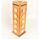 Ver imagem 2 de Porta Cápsulas Torre Nespresso Madeirado Adesivado 21 Cáps Make Laser