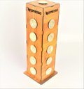 Ver imagem 2 de Porta Cápsulas Torre Nespresso Madeirado Adesivado 21 Cáps Make Laser