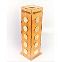 Ver imagem 3 de Porta Cápsulas Torre Nespresso Madeirado Adesivado 21 Cáps Make Laser
