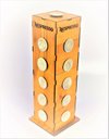 Ver imagem 3 de Porta Cápsulas Torre Nespresso Madeirado Adesivado 21 Cáps Make Laser
