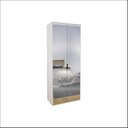 Ver imagem 1 de Módulo 900 mm 100% MDF 2 Portas de Espelho com Prateleiras Belmax