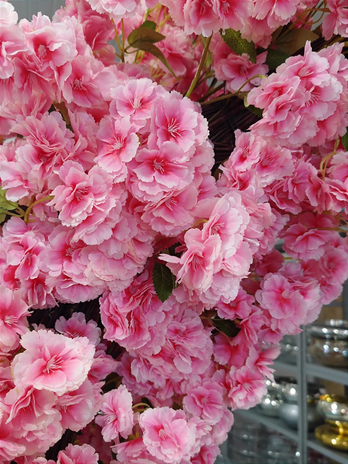 Árvore Flores de Cerejeiras Curvada Grande de Decoração - 2