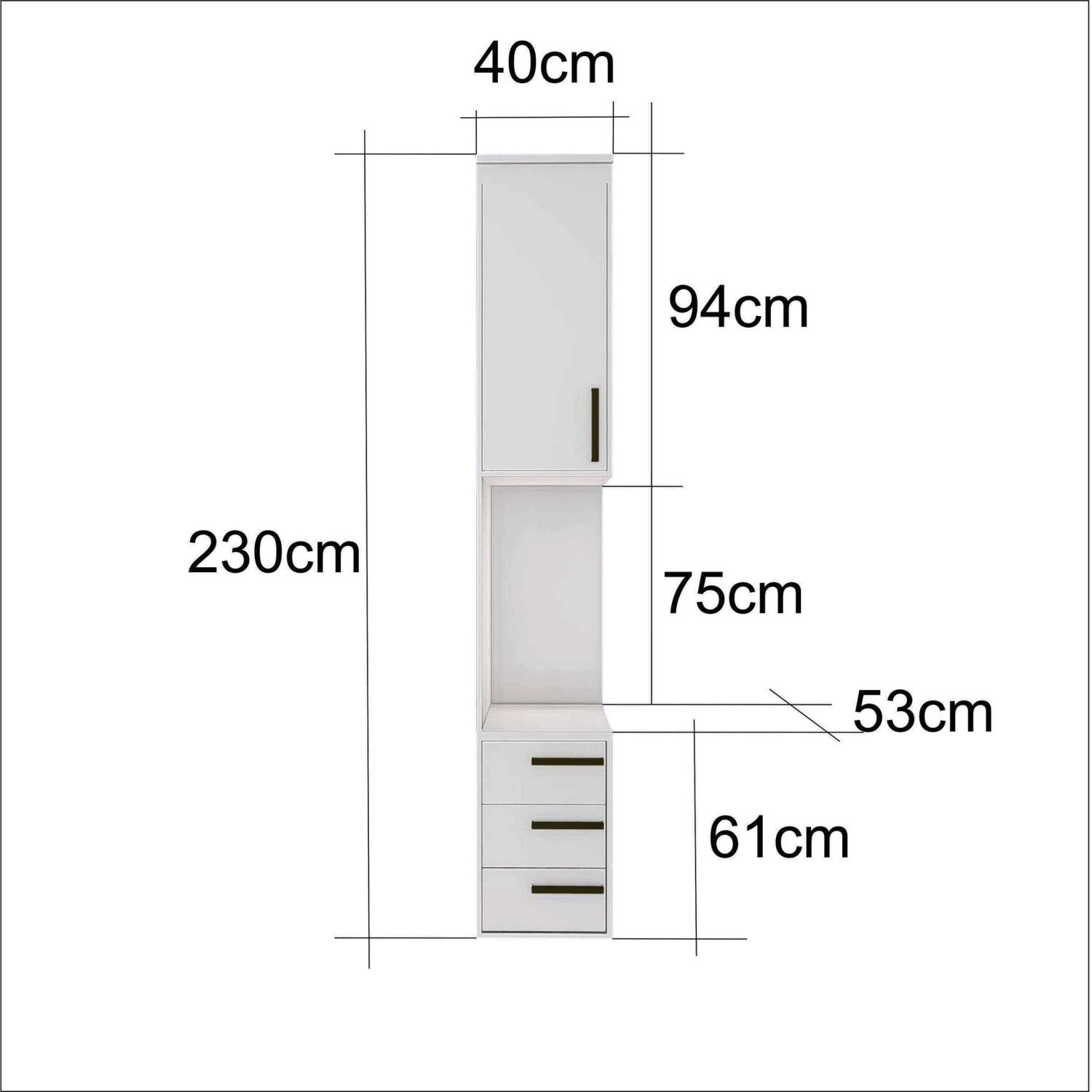 Módulo Mesa de Cabeceira Esquerdo Modulada - 3