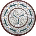 Ver imagem 1 de Mandala Mosaico Floral Venezia Cerâmico 100cm