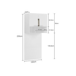 Módulo Aéreo para Cama de Solteiro com Painel  - 3