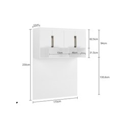 Módulo Aéreo para Cama Queen com Painel  - 3