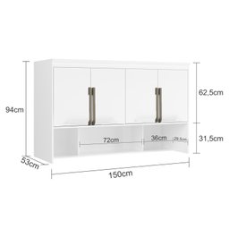 Módulo Aéreo para Cama Casal  - 3
