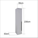 Ver imagem 4 de Módulo 350 mm 1 Porta com Prateleiras 