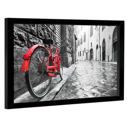 Quadro Decorativo Bicicleta Vermelha - 3