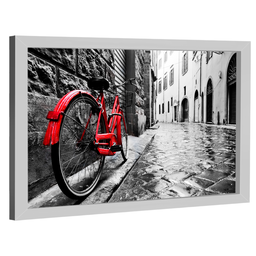 Quadro Decorativo Bicicleta Vermelha - 4