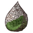 Ver imagem 1 de Cadeira Balanço Ninho Suspenso Gota Tramado com Almofada Impermeável Acesse Móveis