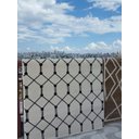 Ver imagem 4 de Tapete Sala Geometrico Preto e Branco Grid 150x200 Cm