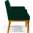 Ver imagem 7 de Kit 3 Poltronas Decorativas Para Sala De Estar E Recepção Beatriz W01 Bouclê Verde - Lyam Decor