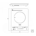 Ver imagem 3 de Cooktop Portátil 1 Área Elétrico Indução Slim Touch 220v