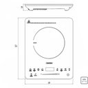 Ver imagem 7 de Cooktop Portátil 1 Área Elétrico Indução Slim Touch 220v