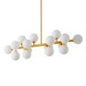 Lustre Pendente Nordecor Dornan 2422 Dourado G9 Bivolt - 1