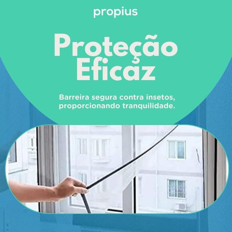 Tela Mosquiteira 125x105cm - Proteção contra Insetos - 8