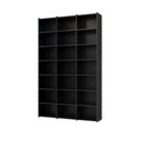 Ver imagem 1 de Estante Livreiro Multiuso Escritório 18 Nichos Montenegro - Preto