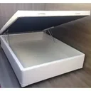Ver imagem 4 de Cama Box Baú Casal Suede 42x138x188 - Branco