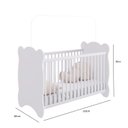 Ver mais imagens de Quarto de Bebe Completo 3 Peças 1 Cômoda 1 Roupeiro 1 Berço Pipoca