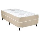 Ver imagem 1 de Cama Box Solteiro Conjugada Ortopédica 88x188 5cm Bege