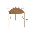 Ver imagem 3 de Mesa Lateral Baixa L54 X A51cm Mdf