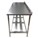 Ver imagem 3 de Mesa Aço Inox Profissional 170x60x90 Cm com Espelho Nortinox