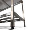 Mesa Aço Inox Profissional 170x60x90 Cm com Espelho Nortinox - 8