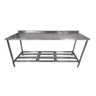 Mesa Aço Inox Profissional 170x60x90 Cm com Espelho Nortinox - 2