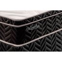 Ver imagem 5 de Conjunto Box Baú Casal: Colchão Molas Paropas Extrapedic Olímpia + Base Crc Suede Black (138x188)