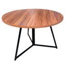 Ver imagem 1 de Mesa de Jantar Industrial Redonda 120x80