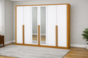 Ver imagem 1 de Guarda Roupa 6 Portas 6 Gav com Espelho Living -grand Line