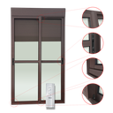 Ver imagem 3 de Porta Cor.Integ.Mot.Cont.Rem 2F.Mov.220x150 Elite c/Fech.Aut.V.Lis.Marrom Brimak