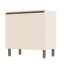 Ver imagem 1 de Balcão de Cozinha 02 Portas 80cm Connect Off White Henn