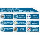 Ver imagem 2 de Colchão Casal Polar Espuma D45 Pérola Euro Pillow Clean (138x188x26) -