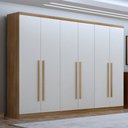 Ver imagem 1 de Guarda Roupa Casal Bellagio com 6 Portas e 6 Gavetas Una Mobília