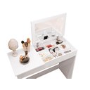 Ver imagem 2 de Penteadeira com Espelho e Porta Joias Paris Branco