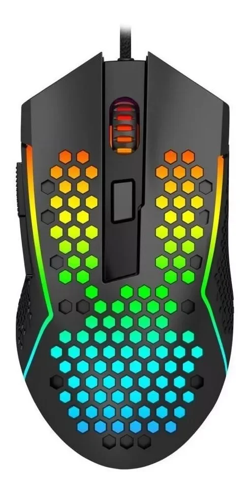 Ver imagem 1 de Mouse Gamer com Fio Redragon M987pk Reaping Elite Rgb 32000 Dpi Cor Preto