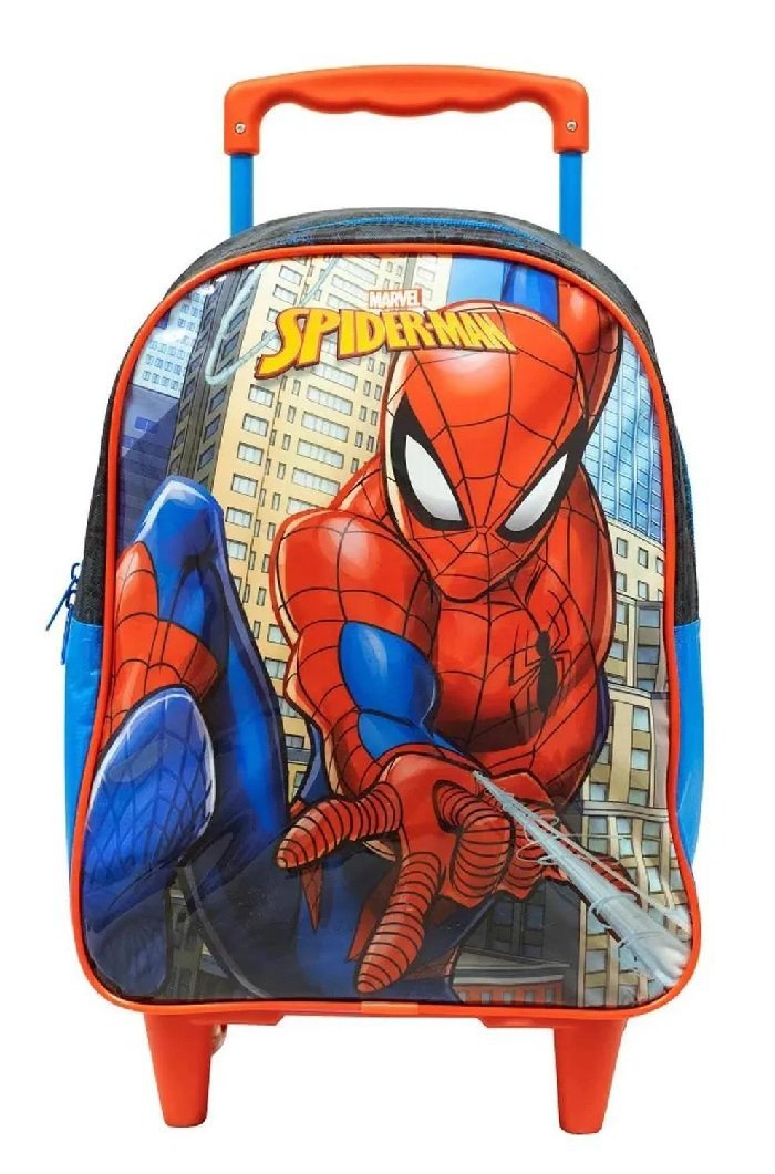 Mochila Com Rodinhas Spider Man X1 Pequena Xeryus 10661