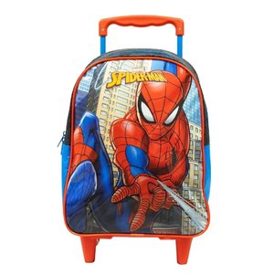 Mochila Com Rodinhas Spider Man X1 Pequena Xeryus 10661