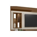 Ver imagem 4 de Estante P- Sala até 60 Pol Eldorado C- 2 Portas e 2 Prateleiras 181x200cm Nature-off White - Linea