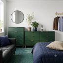 Ver imagem 1 de Quarto Ditália Comoda Dm-243+Comoda Dm-242 Verde Oliva