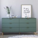 Ver imagem 2 de Quarto Ditália Comoda Dm-243+Comoda Dm-242 Verde Oliva