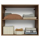 Ver imagem 4 de Armário Aéreo para Quarto 80 cm 2 Portas Rustic Neo Madesa