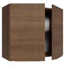 Ver imagem 5 de Armário Aéreo para Quarto 80 cm 2 Portas Rustic Neo Madesa