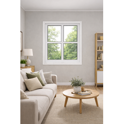 Vitro Pivotante Quadriculado Branco 100x80 Linha 25 - 1 Vitro Pivotante Quadriculado Branco 100x80 Linha 25 - 1