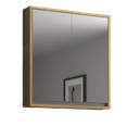 Ver imagem 3 de Armário de Banheiro 60cm 02 Portas com Espelho Ref 630 Cewal - Itapuã/cinza Sagrado