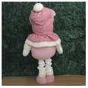 Ver imagem 5 de Boneco de Neve Natal Rosa Fofinho Perna Ajustável 94cm