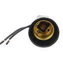 Ver imagem 2 de Soquete com Rabicho Minion Preto Bocal P/ Lâmpada E27 | Utilimix | 05 Un